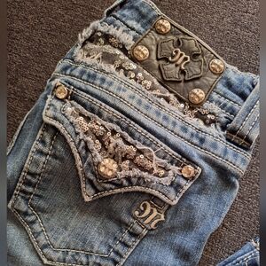 ♤{{Miss Me}}♤ Bootcut medium wash jeans.
